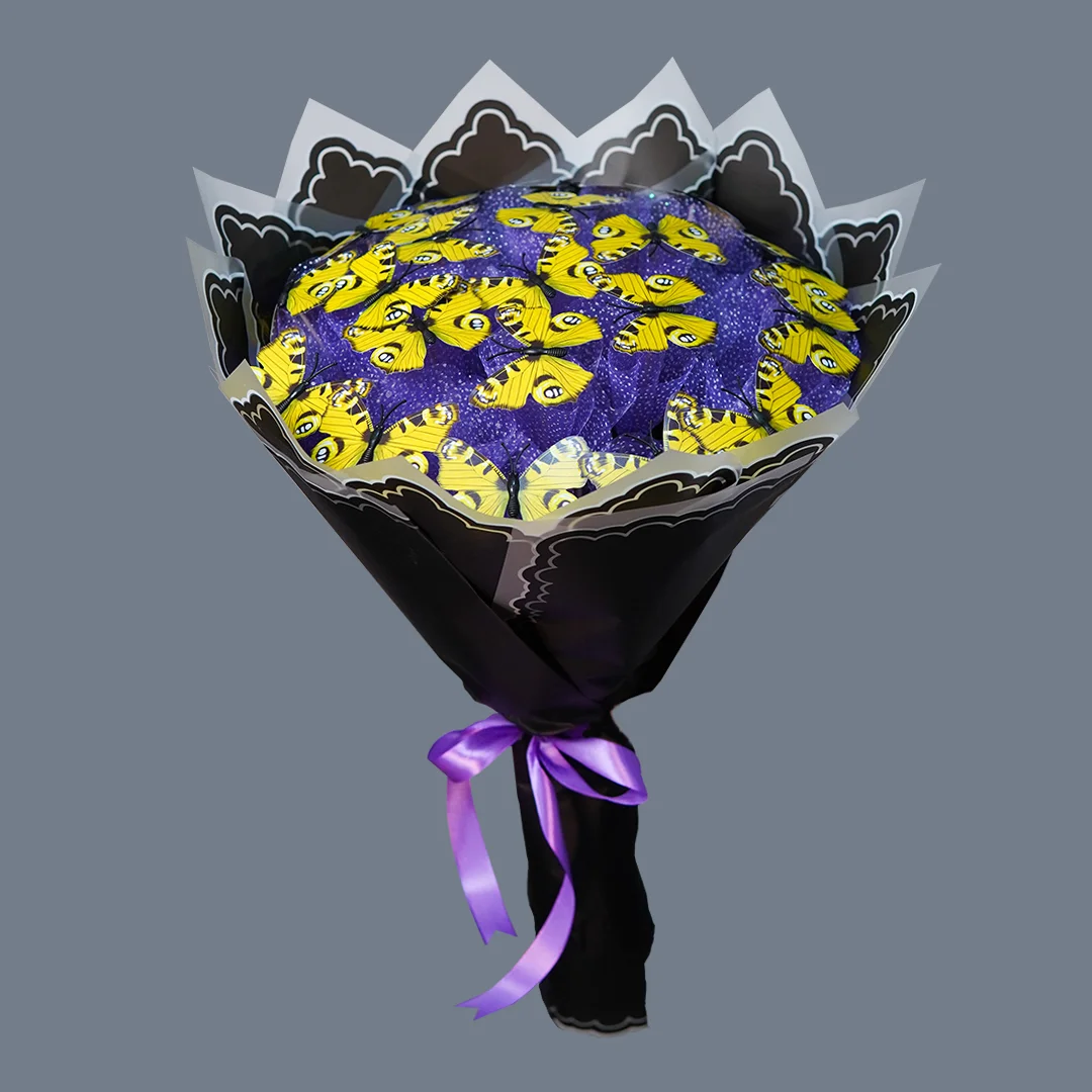 Sarı Kelebek Buketi - Alanya Çiçek Siparişi