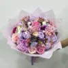 Renkli Yapay Mor Buket